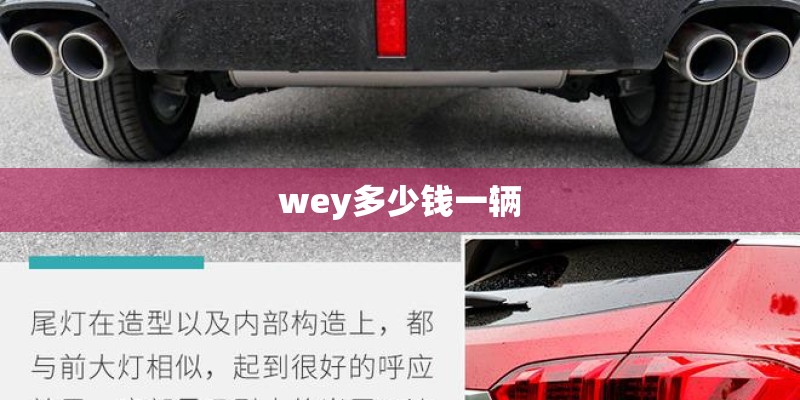 wey多少钱一辆