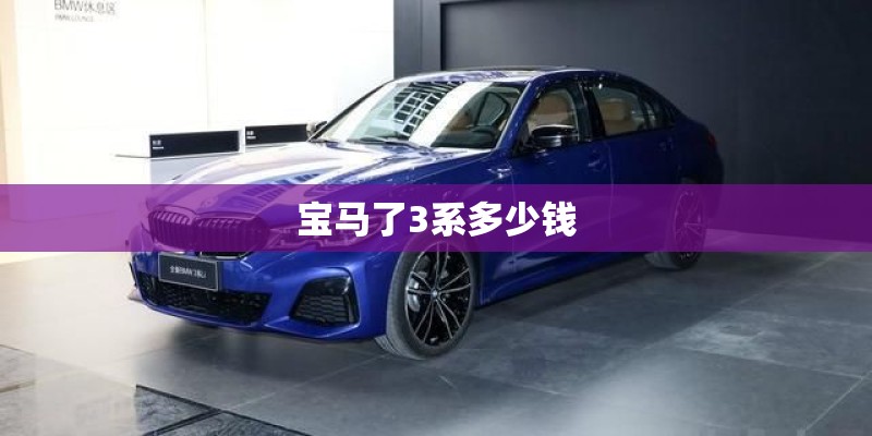 宝马了3系多少钱