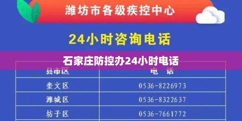 石家庄防控办24小时电话