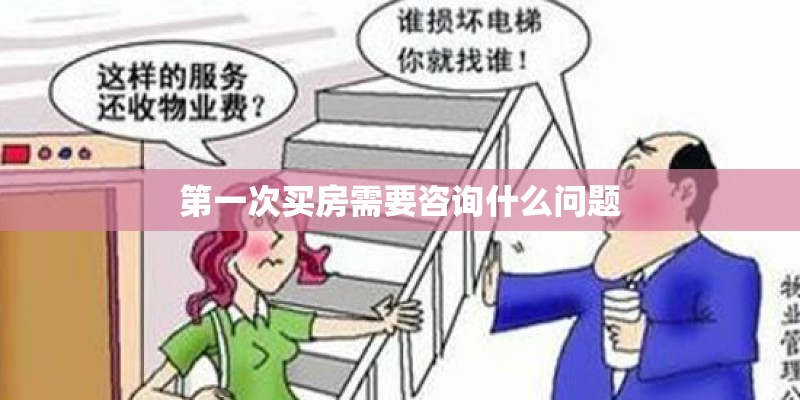 第一次买房需要咨询什么问题